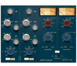 Arturia 1973 Preamp GUI
