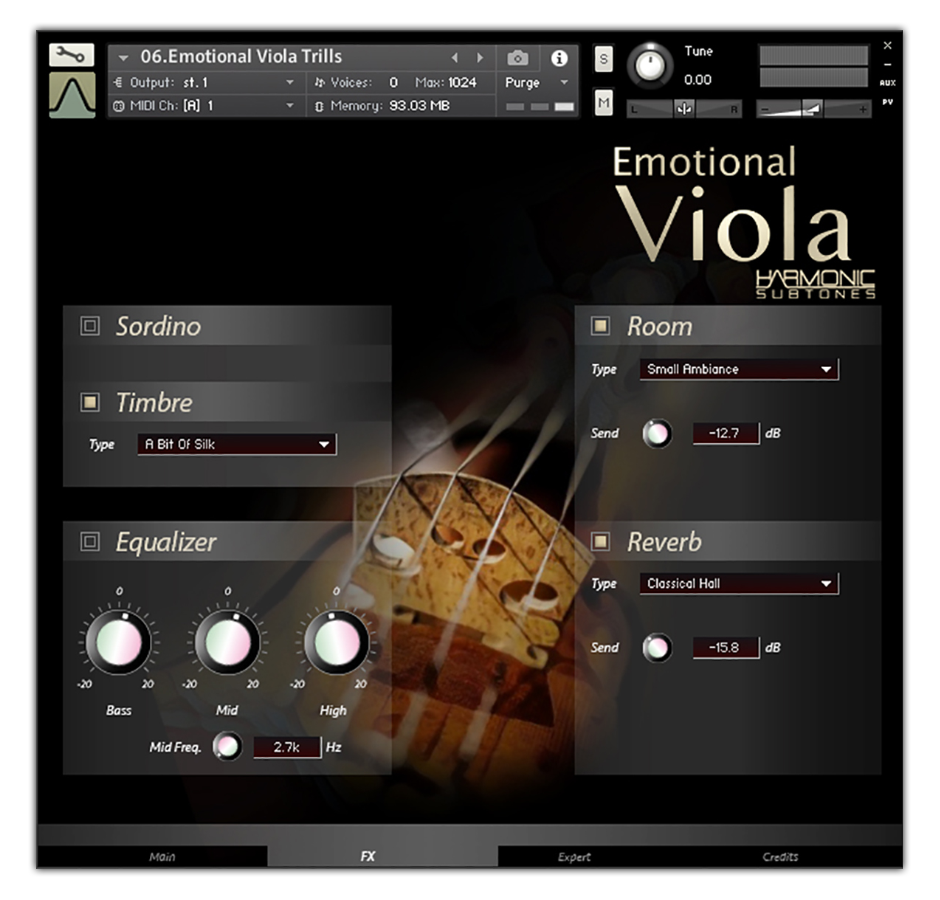 Viola FX GUI