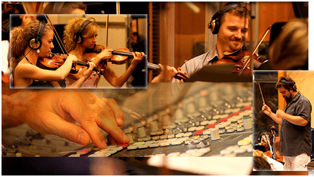 recording collage