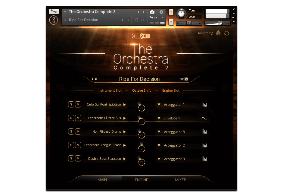 TOC 2 Main GUI Screen