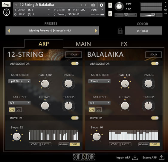 Origins Vol Three GUI ARP