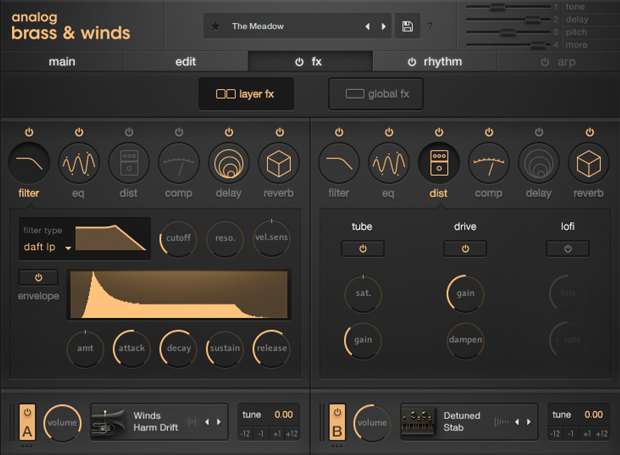  Analog Brass and Winds FX GUI
