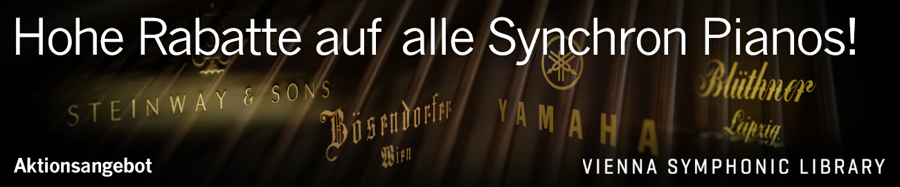 Banner VSL: Hohe Rabatte auf alle Synchron Pianos!