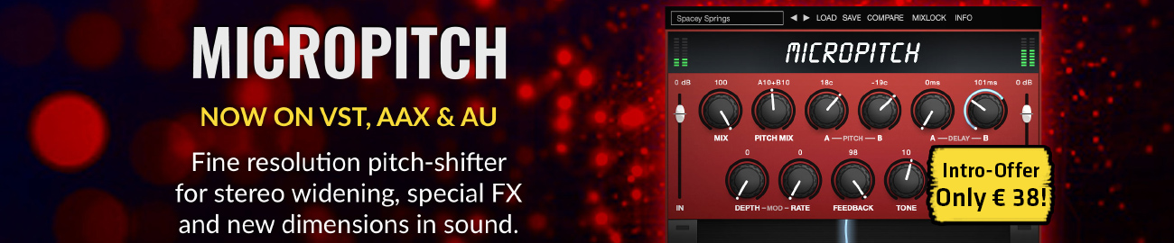 Banner Eventide MicroPitch - Introductory Offer
