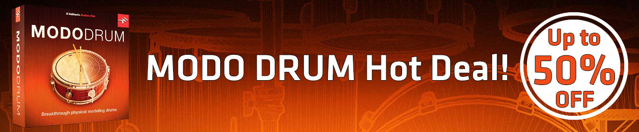 Banner IK Multimedia - MODO DRUM - Up to 50% OFF