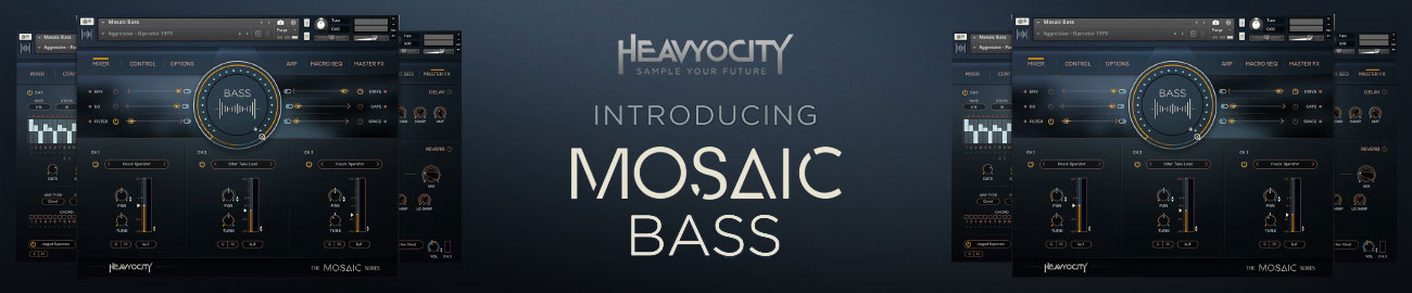 Banner Heavyocity Mosaic Bass Intro Offer