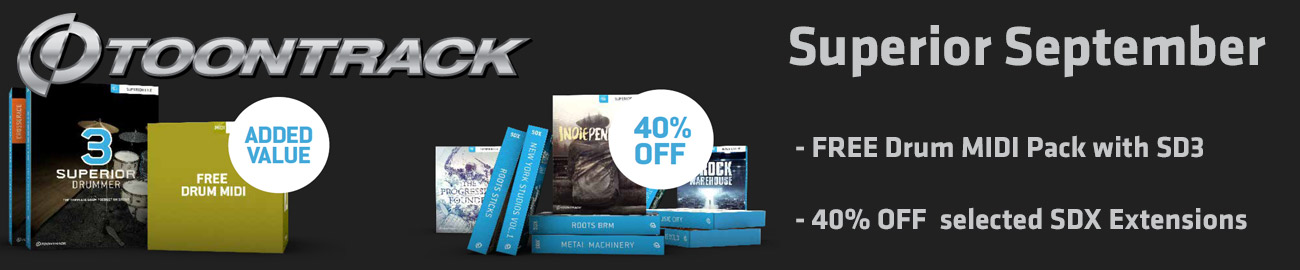 Banner Toontrack Superior September
