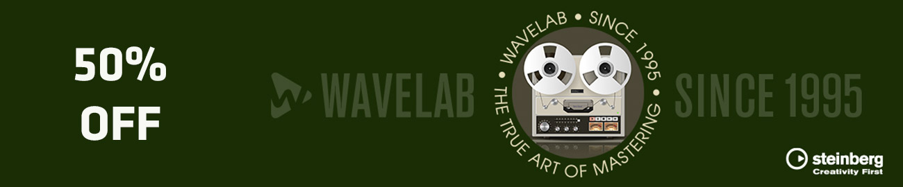 Banner Steinberg WaveLab 50% OFF