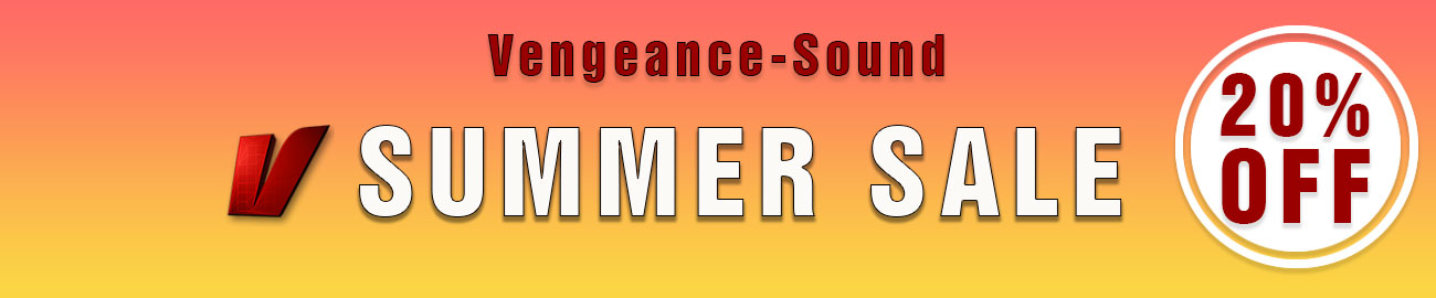 Banner Vengeance Sound Summer Sale - 20% OFF