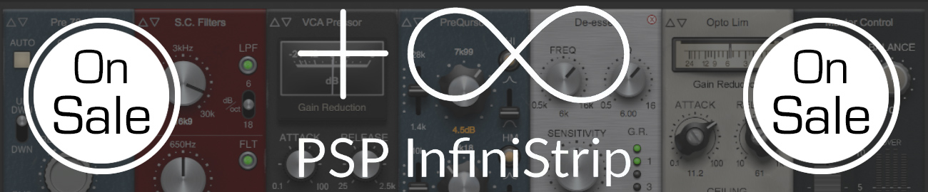 Banner PSP Audioware - InfiniStrip Sale