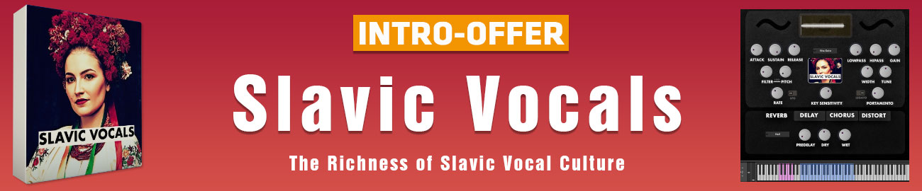 Banner Rast Sound - Slavic Vocals Intro Offer