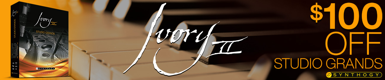 Banner Synthogy Studio Grands Promotion