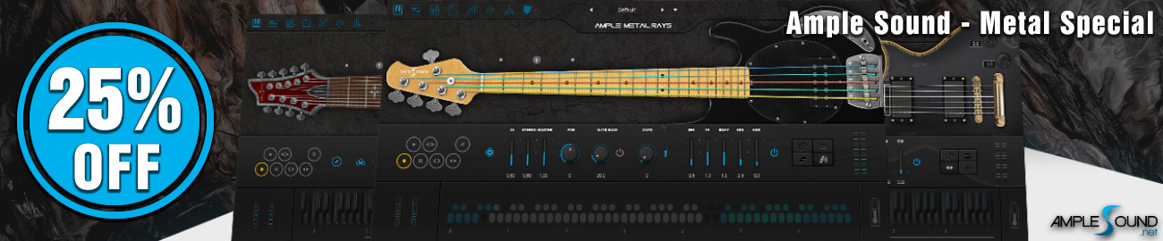 Banner Ample Sound - Metal Special - 25% OFF