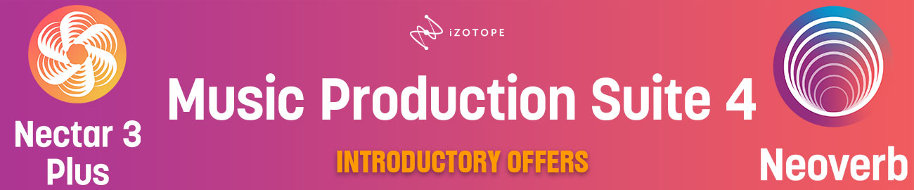 Banner iZotope Launch Offers