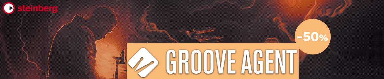 Banner Steinberg - 50% OFF Groove Agent 5
