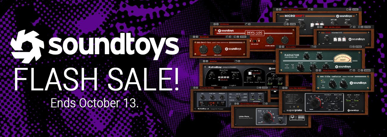 Soundtoys Flash Sale Banner