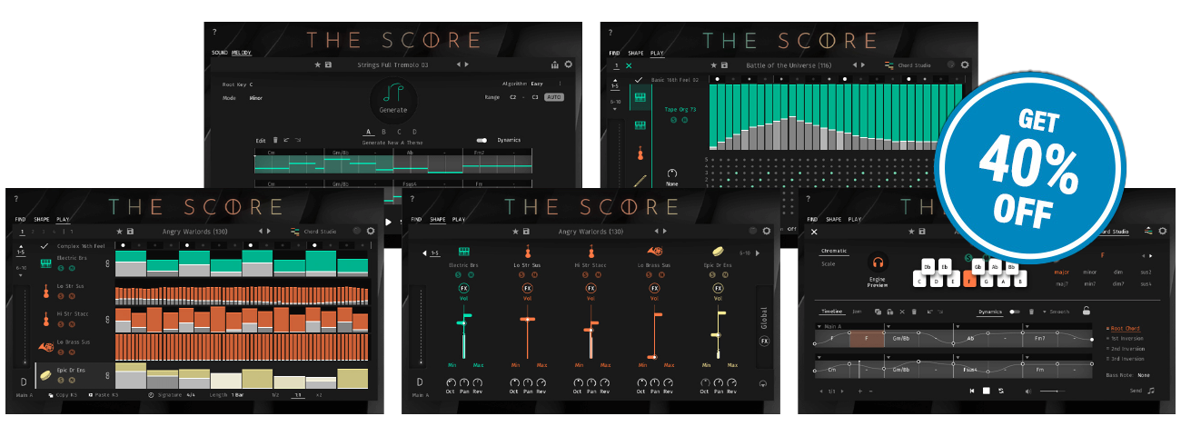 The Score 40% Off Banner