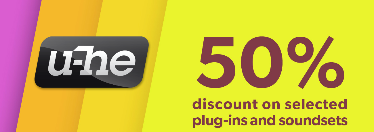 u-he Sale Banner