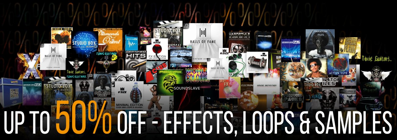 Effects, Loops and Samples Banner