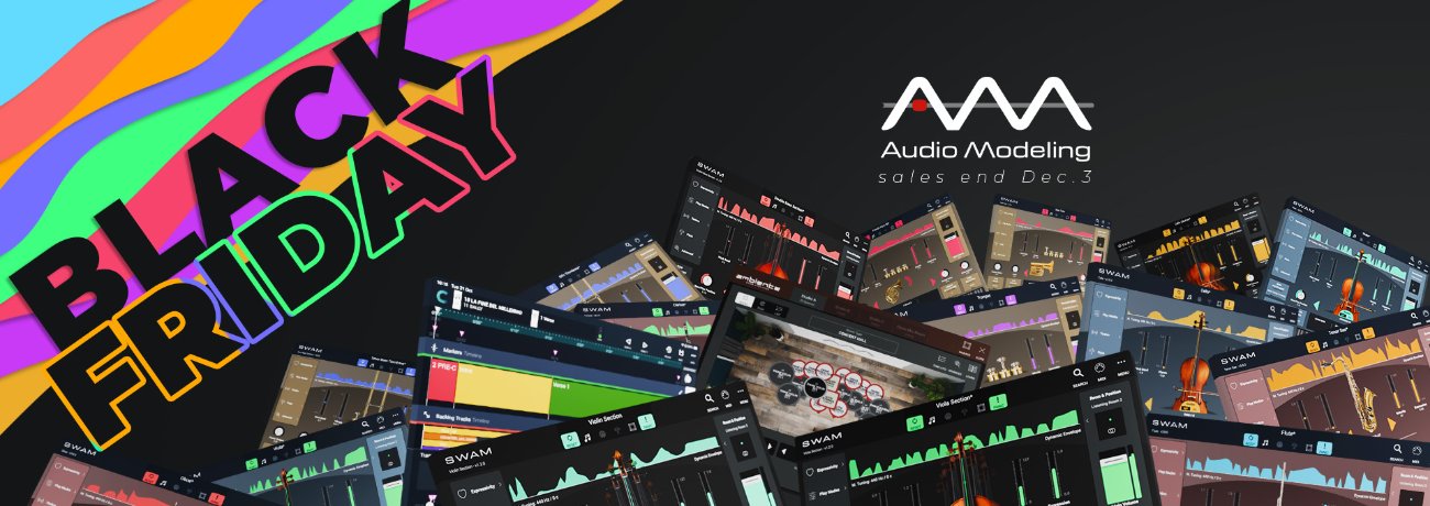 Audio Modeling Black Friday Banner