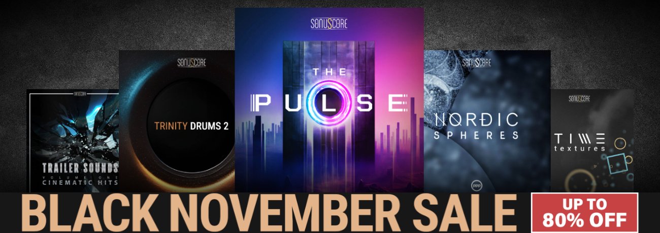 Sonuscore Black November Banner