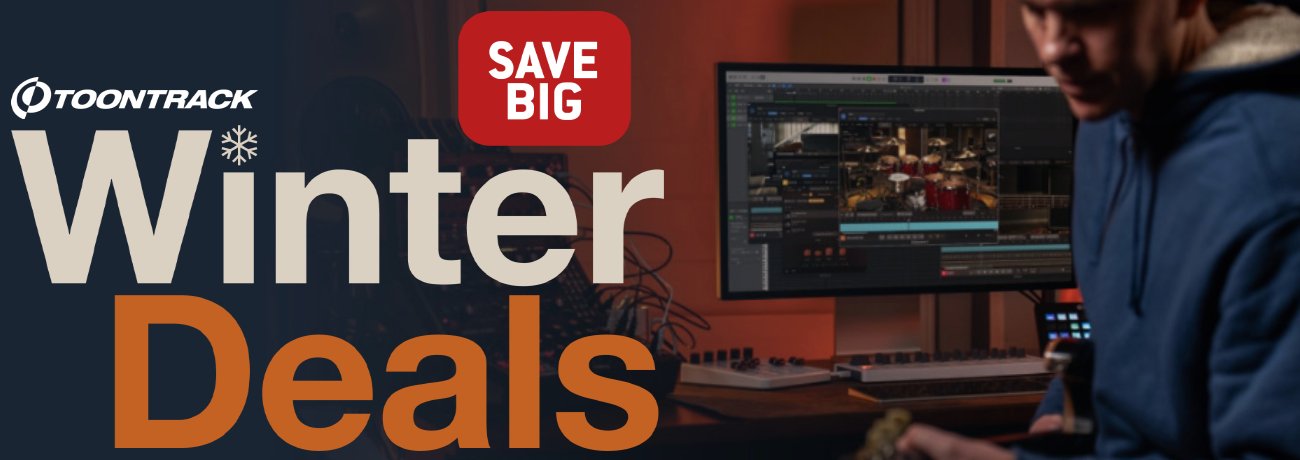 Toontrack Winter Deals Banner