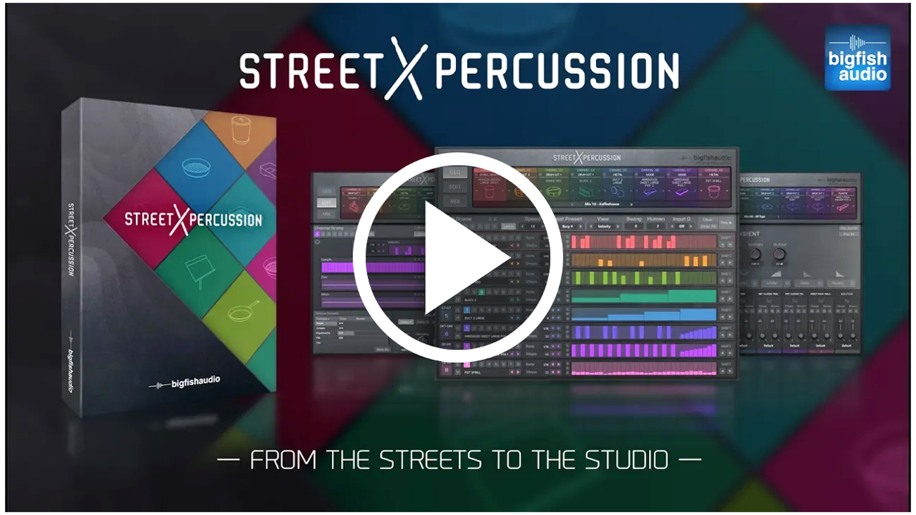 Street Percussion Video Banner