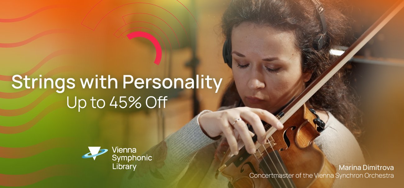 Vienna Strings On Sale Banner