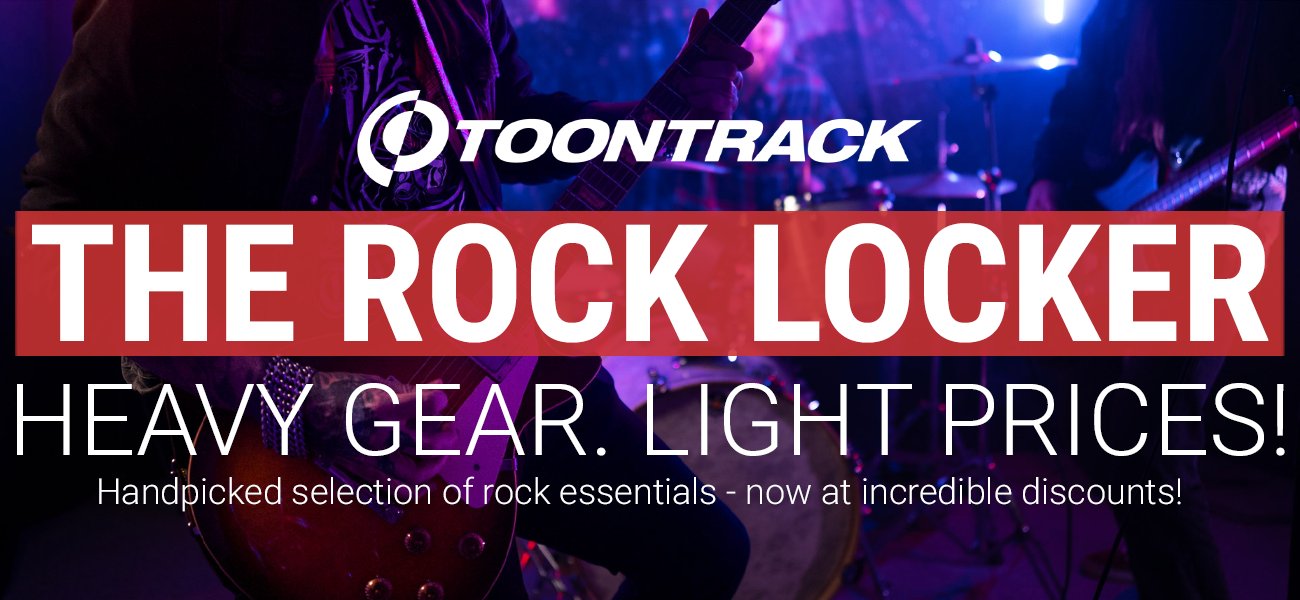 Toontrack Rock Locker Banner
