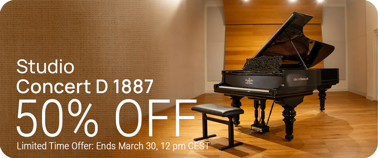 Studio Concert D 1887 Sale Banner