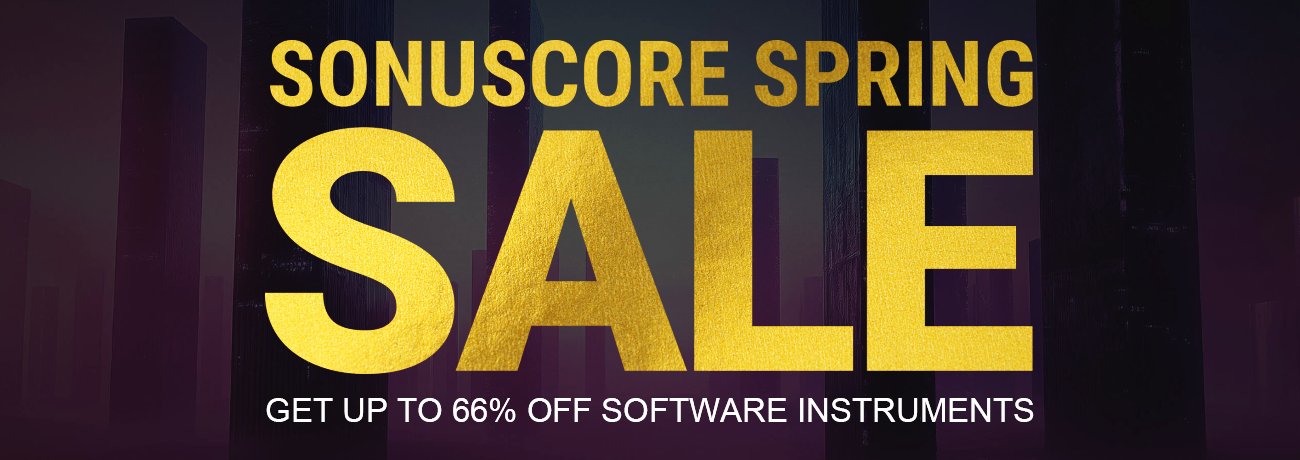 Sonuscore Spring Sale Banner