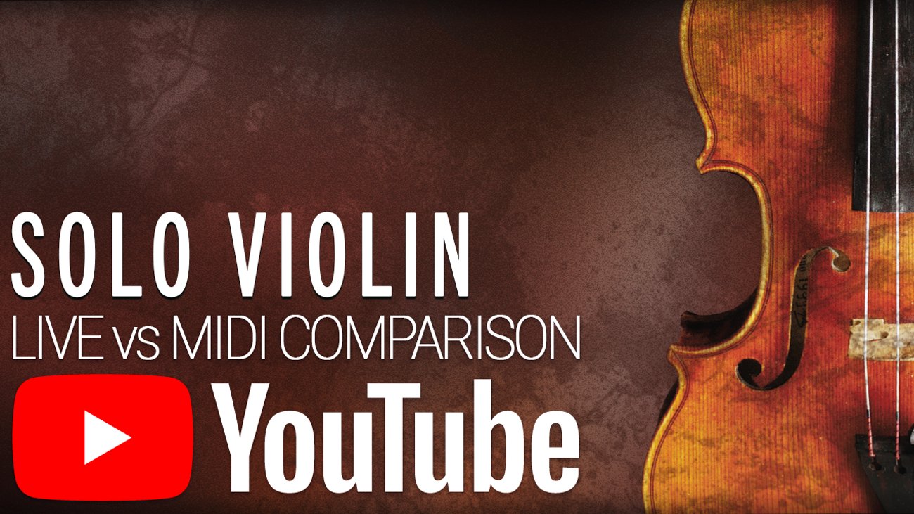 Solo Violin Video Banner