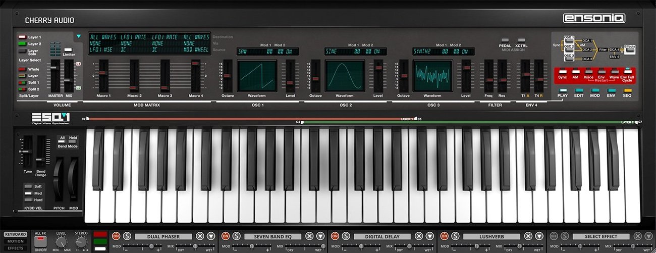 Ensoniq ESQ-1 GUI