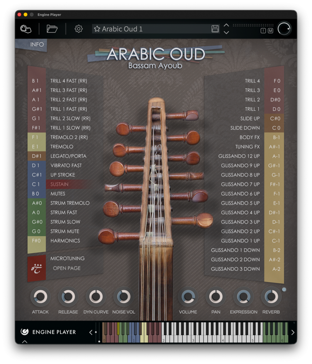 Arabic Oud GUI