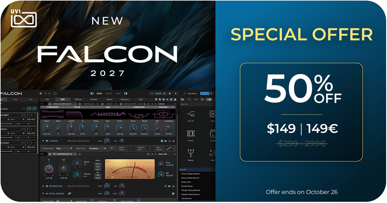 Falcon 27 Release Banner