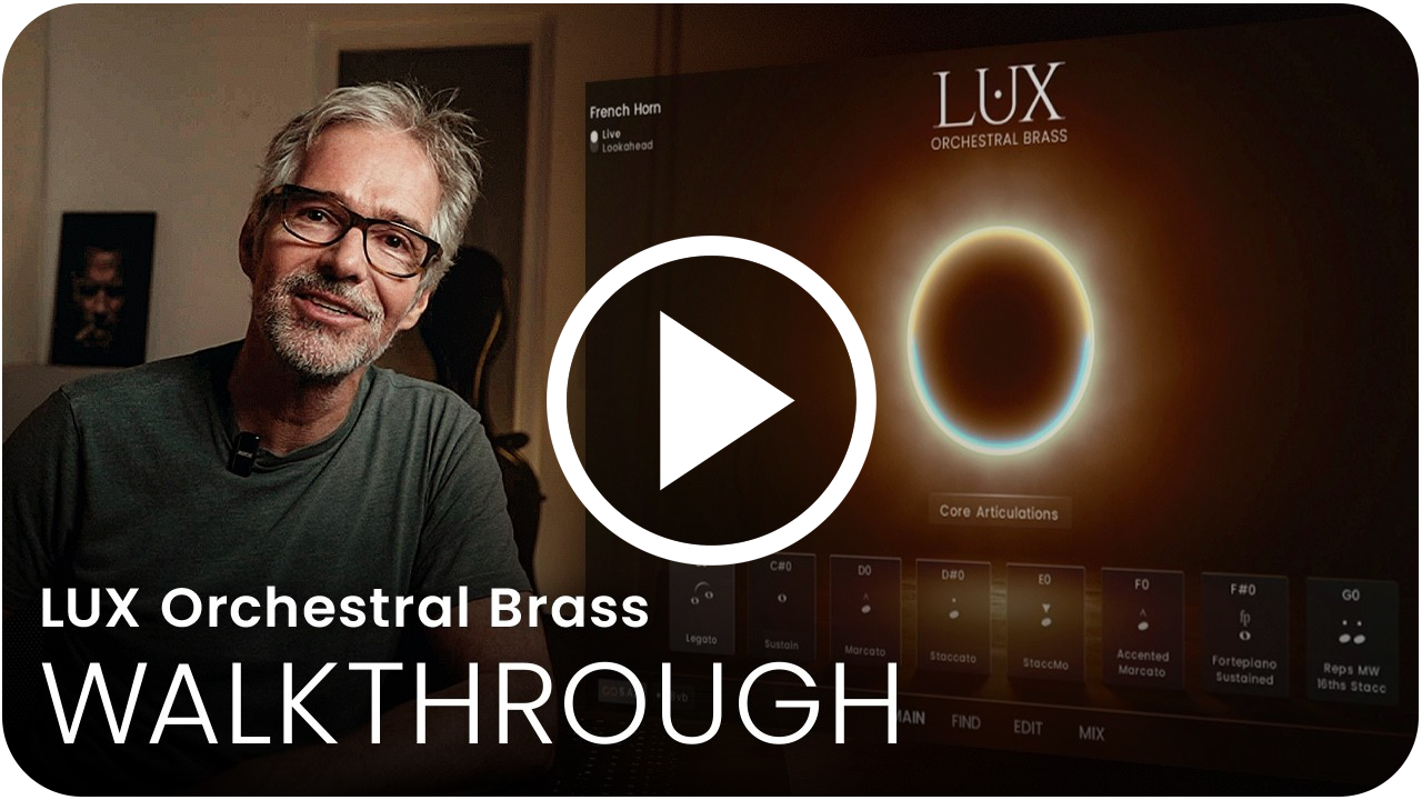 LUX Orchestra Brass Video Banner