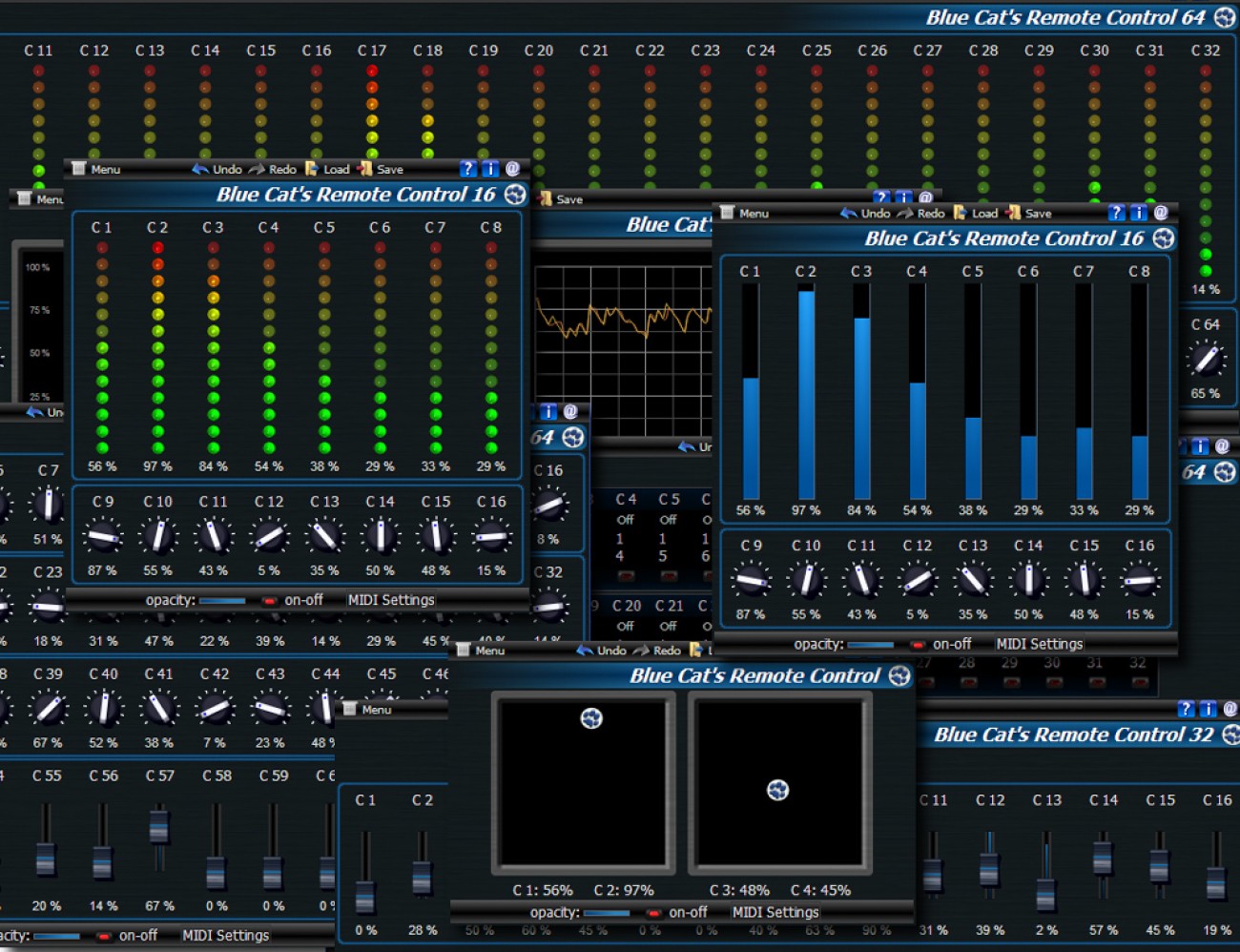 Virtual controls. Blue Cat Audio. Blue Cat VST. Midi VST контроллеры. Многоканальный Midi VST.