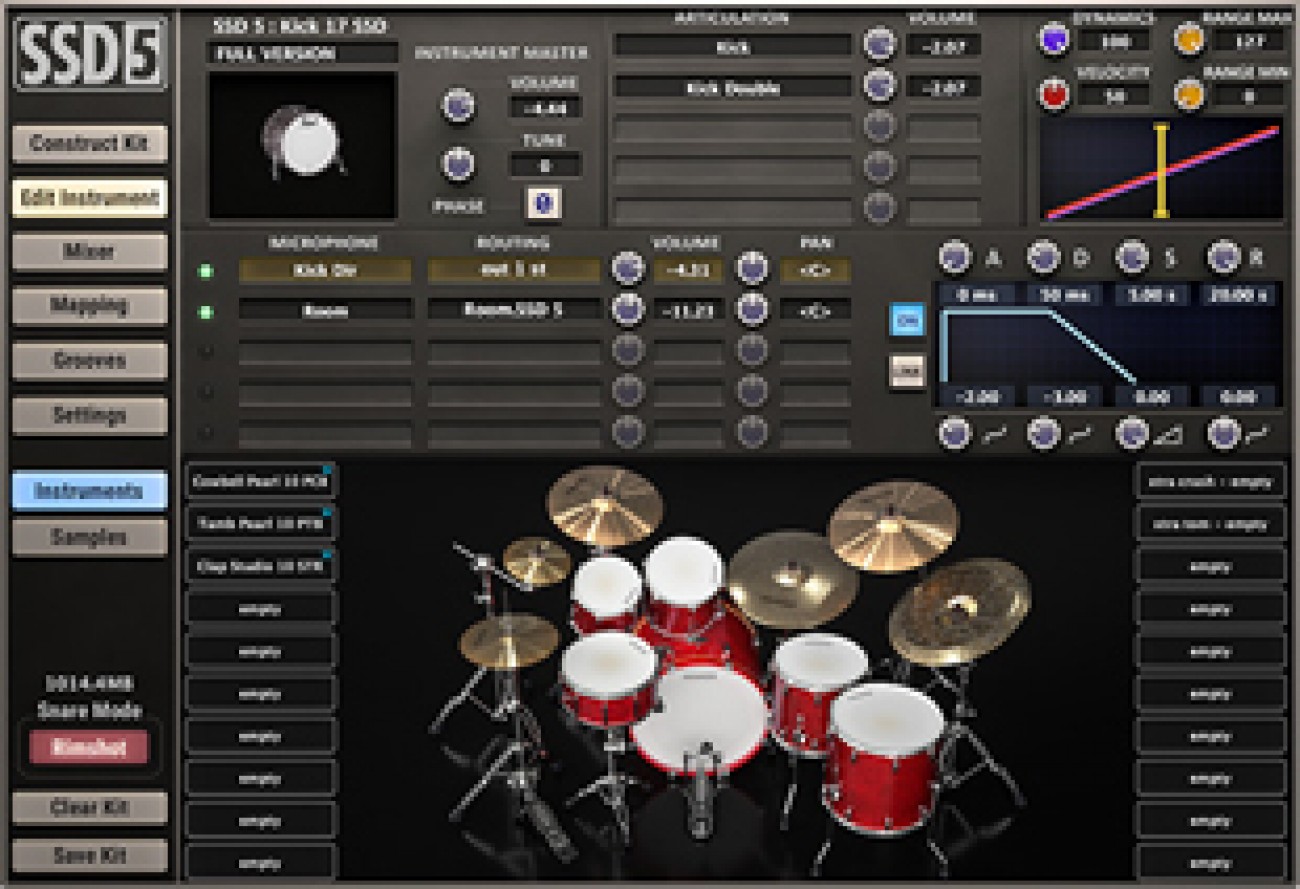 Steven Slate Drums SSD5 Platinum Slate Digital DE