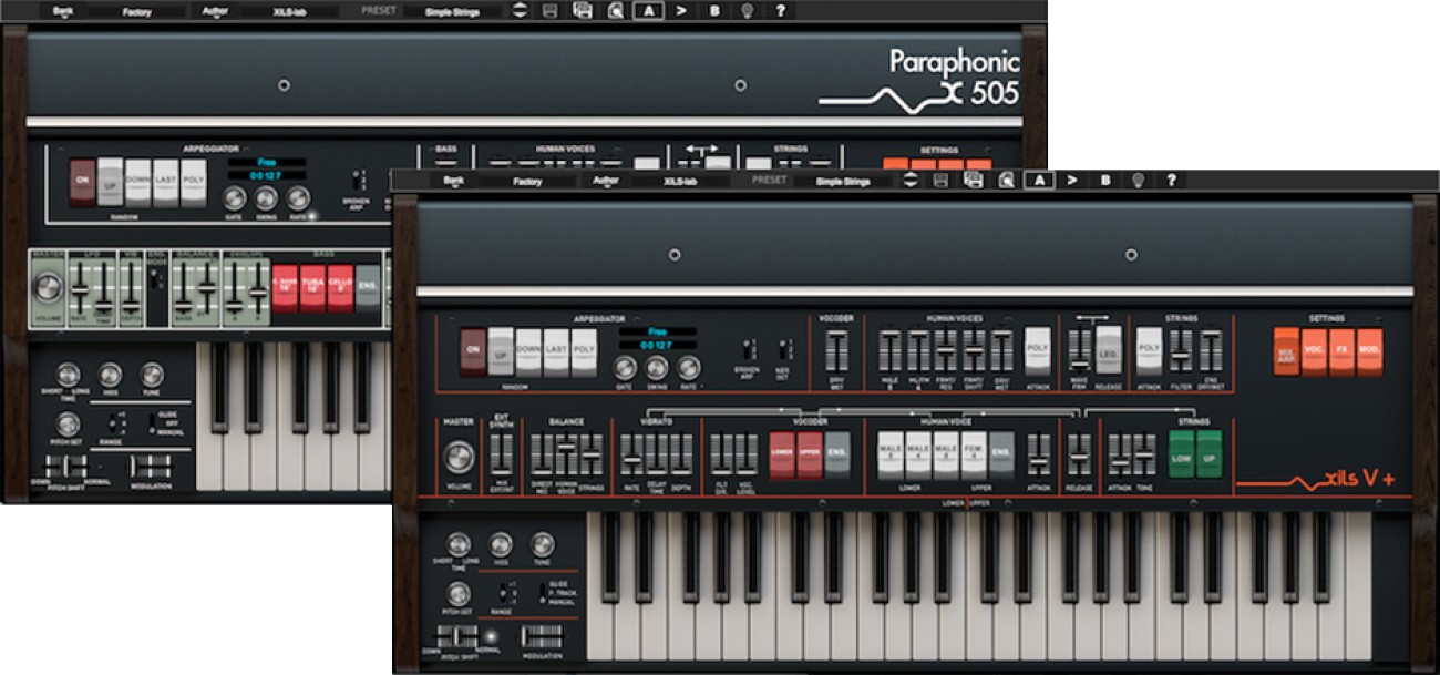 Virtual string. Analog strings. synth choir.
