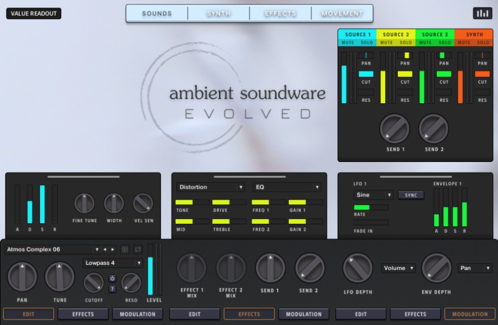Ambient Soundware Evolved Upgrade | Zero-G | bestservice.com | EN
