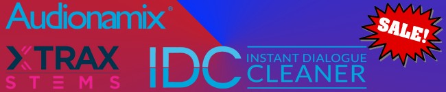 Banner Audionamix - IDC & XTRAX STEMS Sale