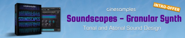 Banner Cinesamples: Soundscapes Intro Offer