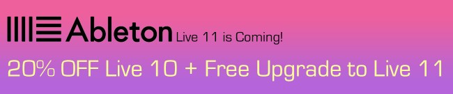 Banner Ableton Live 10 Sell-out - 20% OFF