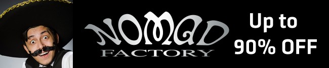 Banner Nomad Factory - Up to 90% OFF