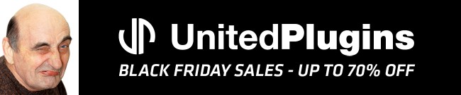 Banner UnitedPlugins - Black Friday Sales - Up to 70% OFF
