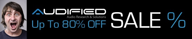 Banner Audified Sale - Up to 80% OFF