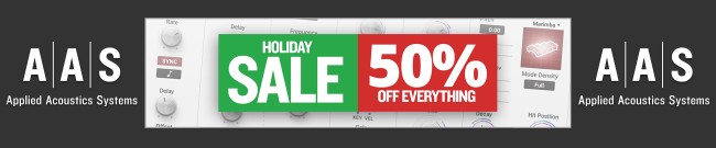 Banner AAS - Holiday Sale - 50% OFF