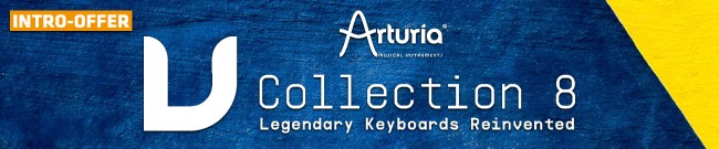 Banner Arturia - V-Collection 8 - Intro Offer