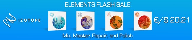 Banner iZotope - Elements Flash Sale 2021