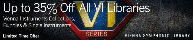 Banner VSL - Up to 35% Off All VI Series Libraries